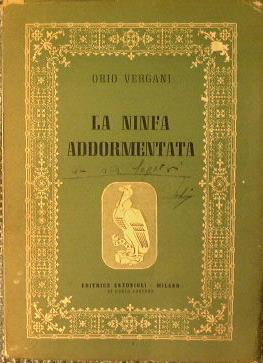 La ninfa addormentata - Orio Vergani - copertina