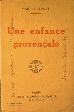 Une enfance provencale - Marie Gasquet - copertina