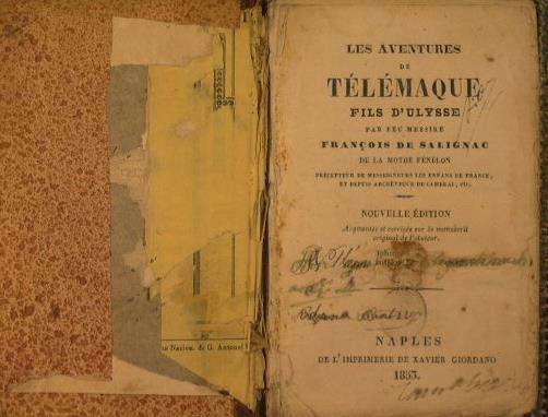 Les aventures de Télémaque, fils d'Ulysse - François Fénelon - copertina