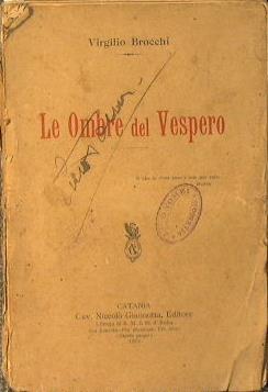 Le ombre del Vespero - Virgilio Brocchi - copertina
