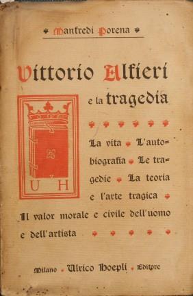 Vittorio Alfieri e la tragedia - Manfredi Porena - copertina