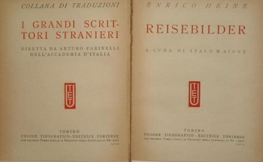 Reisebilder - Heinrich Heine - copertina