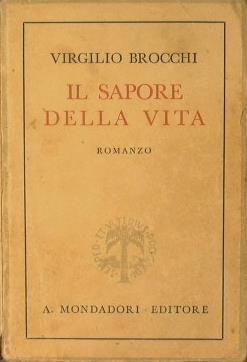 Il sapore della vita - Virgilio Brocchi - copertina