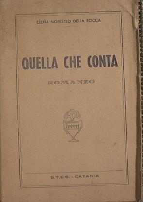 Quella che conta - Elena Morozzo della Rocca - copertina