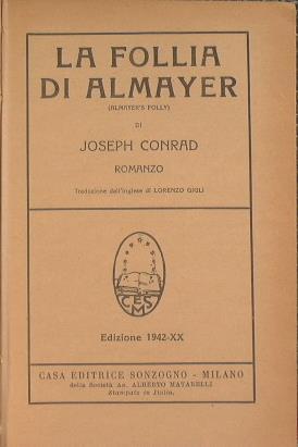 La follia di Almayer - Joseph Conrad - copertina