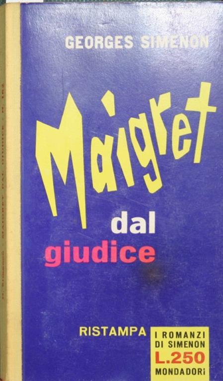 Maigret dal giudice - Georges Simenon - copertina