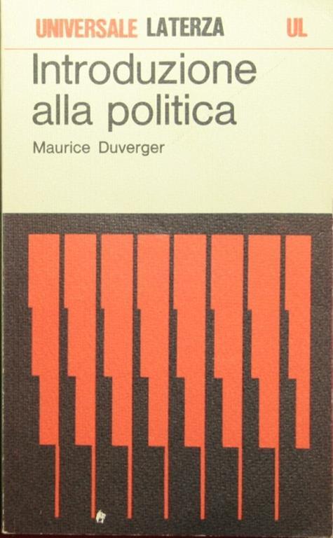 Introduzione alla politica - Maurice Duverger - copertina