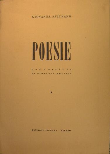 Poesie - Giovanna Avignano - copertina