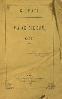 Vade Mecum. Canti - Giovanni Prati - copertina