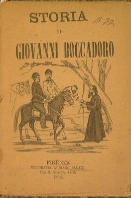 Storia di Giovanni Boccadoro - copertina