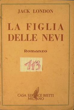 Laf figlia delle nevi - Jack London - copertina