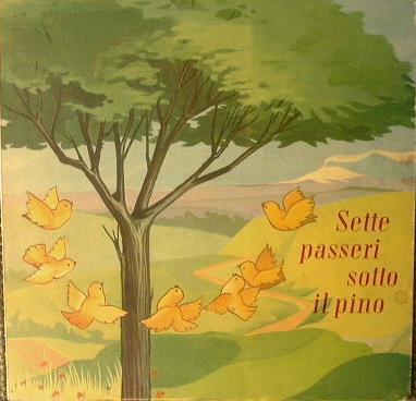 Sette passeri sotto al pino - copertina