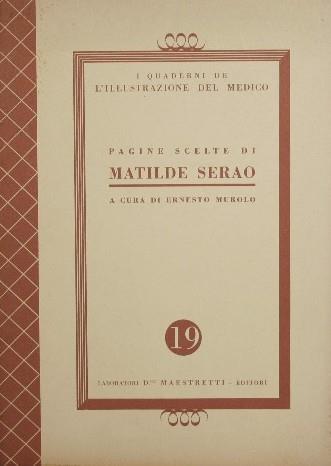 Pagine scelte di Matilde Serao - copertina