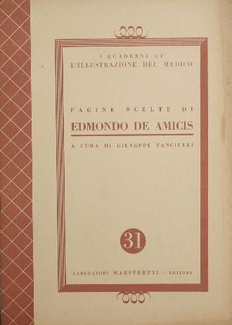 Pagine scelte di Edmondo De Amicis - Edmondo De Amicis - copertina