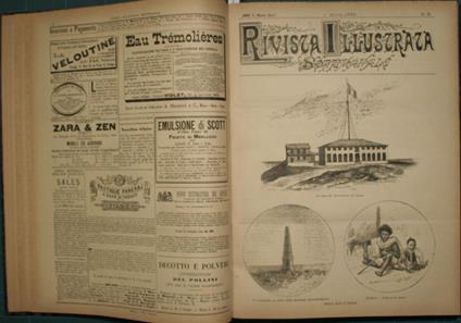 Rivista illustrata. Anno 1885. Settimanale - copertina