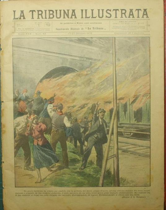 La tribuna illustrata. 15-22 ottobre 1922 - copertina