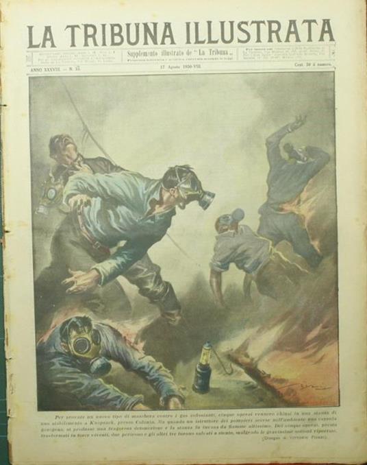 La tribuna illustrata. 17 agosto 1930 - copertina