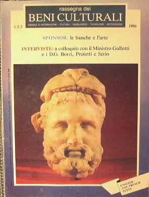 Rassegna dei Beni Culturali. Gestione-Restauro-Conservazione-Protezione-Sponsorizzazione - copertina