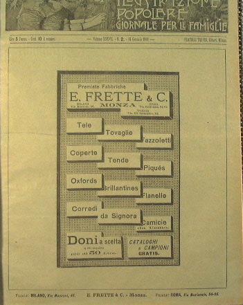 L' illustrazione popolare. 1900. Giornale per le famiglie - copertina