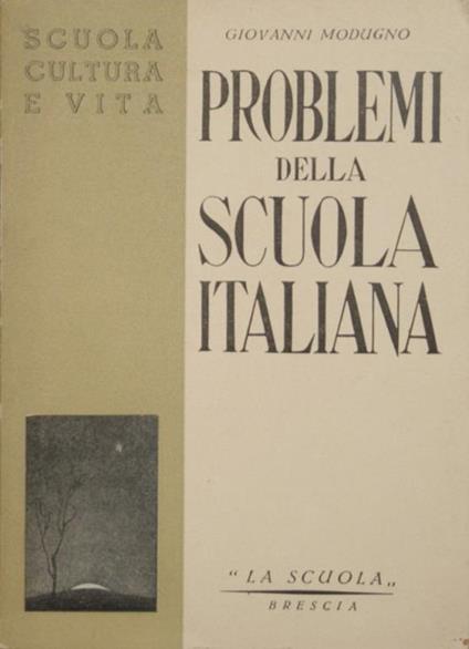 Problemi della scuola italiana - Giovanni Modugno - copertina