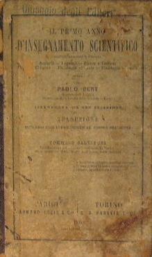 Il primo anno d'insegnamento scientifico (scienze naturali e fisiche) - Paul Bert - copertina