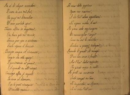 Versi (Manoscritto) - Giuseppe Maria Guttadauro - copertina