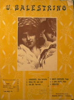 Barcarola - U. Balestrino - copertina