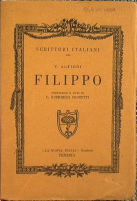 Filippo - Vittorio Alfieri - copertina