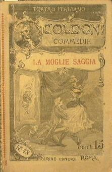La moglie saggia - Carlo Goldoni - copertina