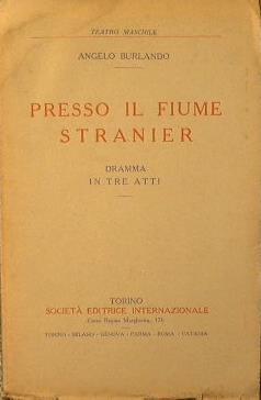 Presso il fiume Stranier - A. Burlando - copertina