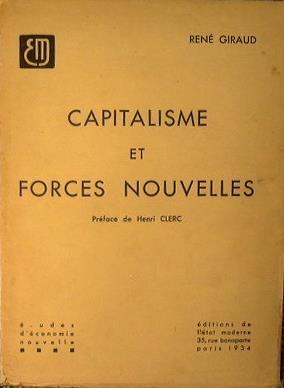 Capitalisme et forces nouvelles - René Giraud - copertina