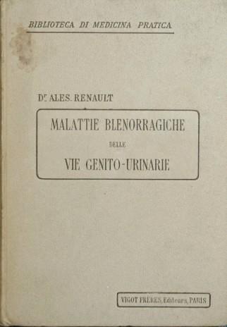 Malattie blenorragiche delle vie genito - urinarie - copertina