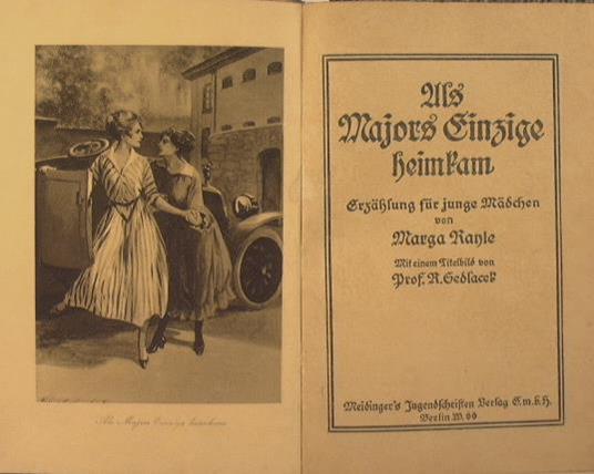Uls Maiors Einzige heimkam. Erzhalung fur junge Madchen - copertina