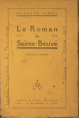 Le Roman de Sainte - Beuve - copertina