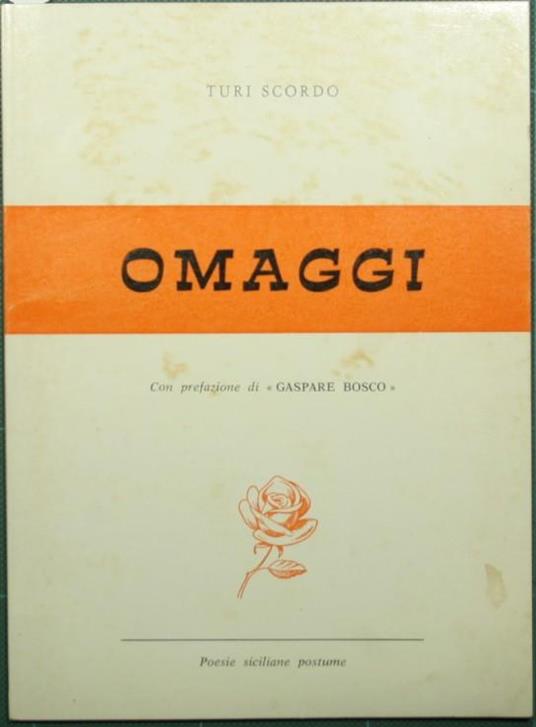 Omaggi. Poesie siciliane postume - copertina