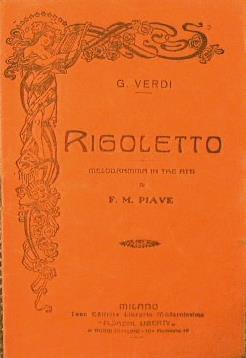 Rigoletto - Giuseppe Verdi - copertina