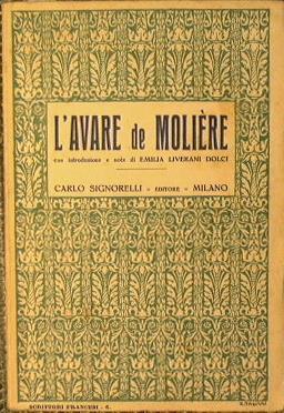 L' avare de Moliere - Molière - copertina