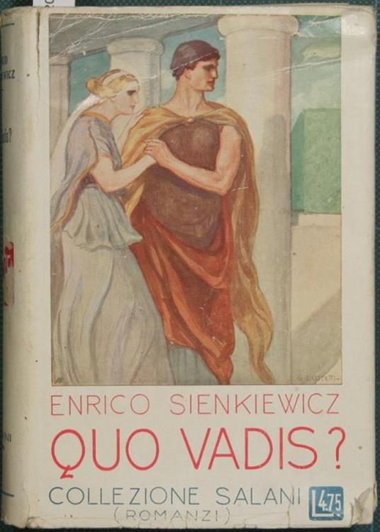 Quo Vadis? Romanzo storico del tempo di Nerone - Henryk Sienkiewicz - copertina