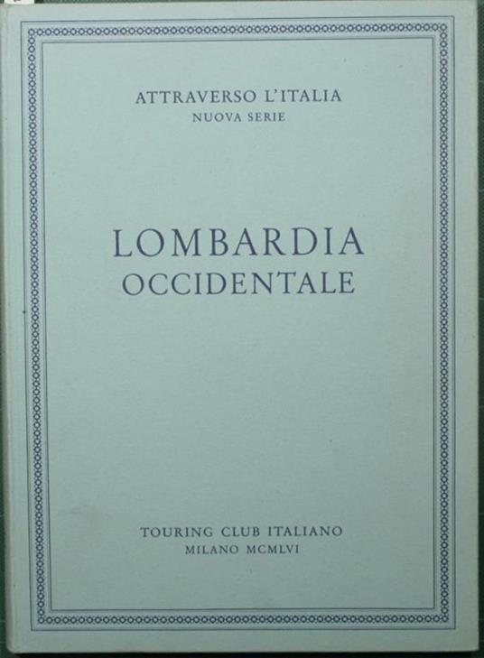 Lombardia occidentale - copertina