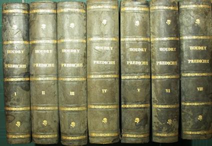Biblioteca dei predicatori Recata in italiano e continuata dietro la scorta del Lohner, del Montargon, e di quanti altri adunarono materiali predicabili fino ai nostri giorni non che dè più rinomati oratori e scrittori ecclesiastici antichi e modern - Vincenzo Houdry - copertina