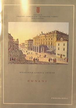 Ernani - Giuseppe Verdi - copertina