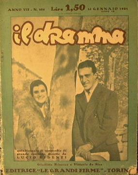 Il dramma - 1931 - Numeri 107, 111, 128, - Lucio Ridenti - copertina