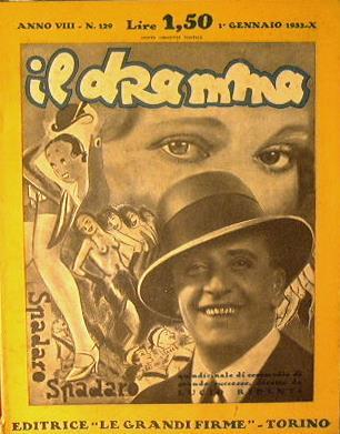 Il dramma. 1932 - Lucio Ridenti - copertina