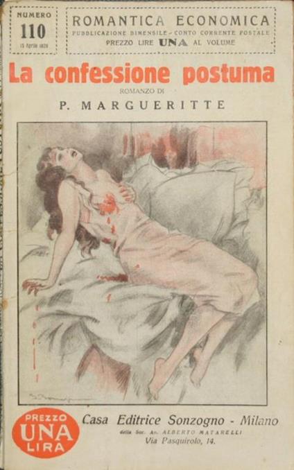 La confessione postuma. La confession posthume. Romanzo - Paul Margueritte - copertina