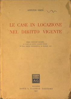Le case in locazione nel diritto vigente - Antonio Visco - copertina