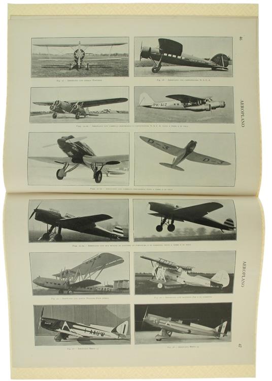 Aeronautica - Aeroplano - Aeroporto - Aerostato. Quattro Stralci Consecutivi