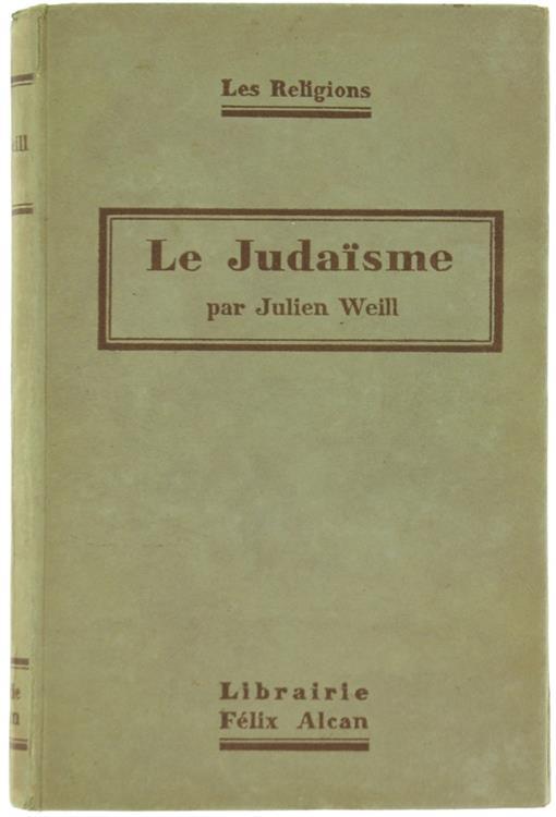 Le Judaisme - Julien Weill - copertina