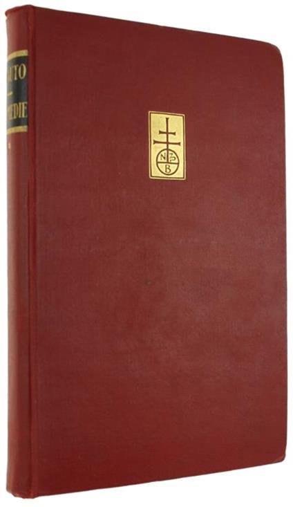 Commedie. Volime Primo: Aulularia. Miles Gloriosus - T. Maccio Plauto - copertina