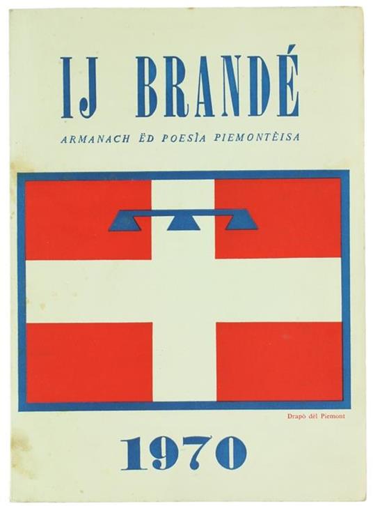 Ij Brandé. Armanach Á‹d Poesìa Piemontéisa 1970 - copertina