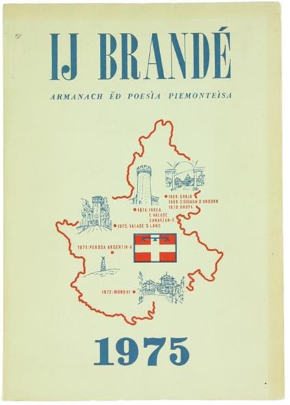 Ij Brandé. Armanach Á‹d Poesìa Piemontéisa 1975 - copertina